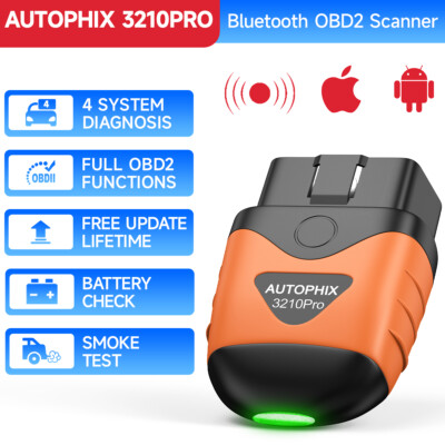 For IPad IOS Bluetooth OBD2 Scanner 4 System Diagnostic Battery Test Code Reader