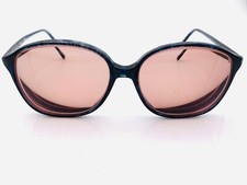 Vintage Brooks 2876 Blue Oval Sunglasses FRAMES ONLY Hong Kong