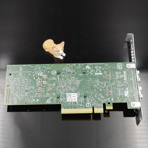24GFD DELL BROADCOM 57414 DUAL PORT 25Gb SFP28 NETWORK ADAPTER HIGH PROFILE - Afbeelding 3 van 3