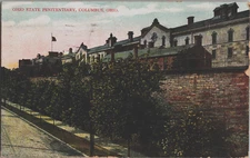 Vintage Postcard Columbus Ohio USA OH State Penitentiary 1910 Antique