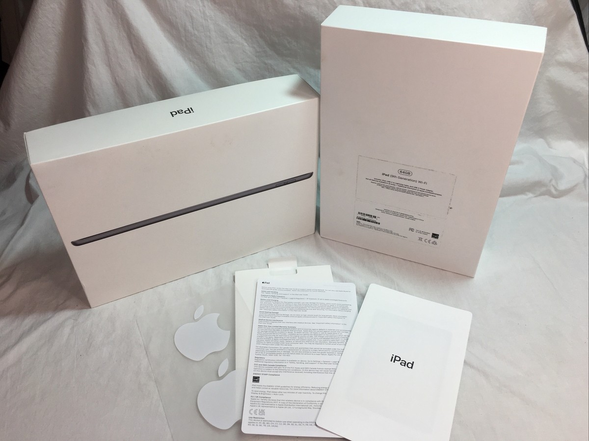 Empty Box for Apple iPad 9th Gen. Wi-Fi 64GB A2602 MK2K3LL/A EMPTY