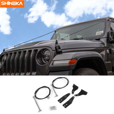 Black Iron/Steel Branch Branching Line Decoration For 2018+ Jeep Wrangler JL
