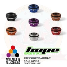 Hope Pick'n'Mix Headset Upper Assembly 1 S.H.I.S. EC34/28.6 1-1/8" Traditional