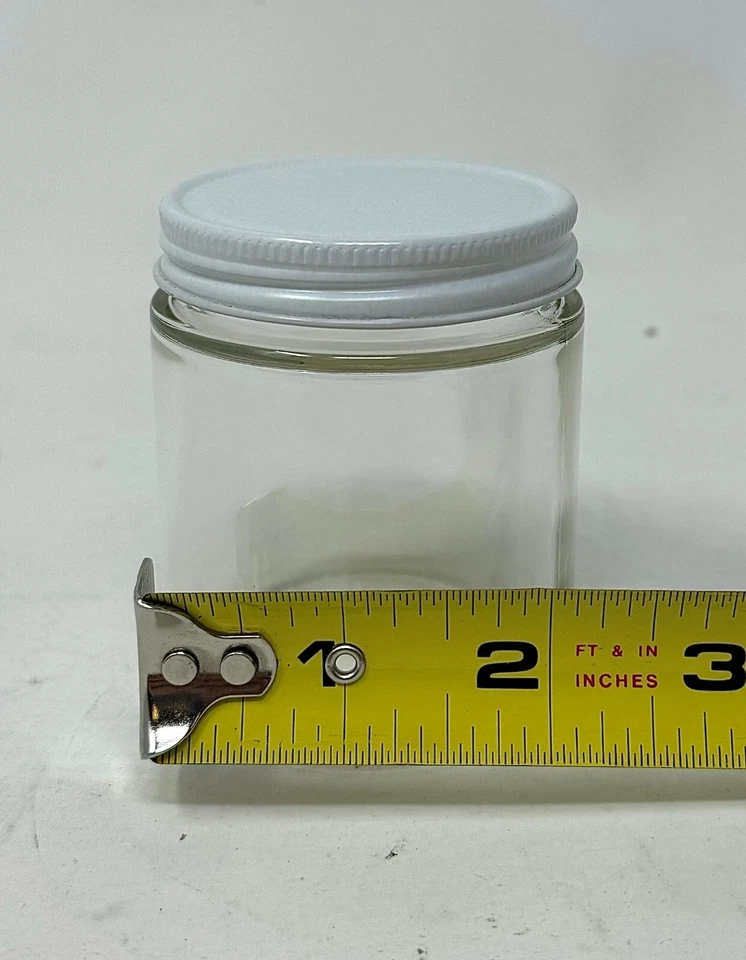 4oz Glass Jars Short with Metal Lids 48pk - BRAND NEW - Image 3 of 3