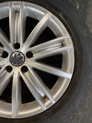 VW TIGUAN 18" INCH ALLOY WHEELS WITH TYRES 5N0601025D 2009-2016 - Picture 17 of 24
