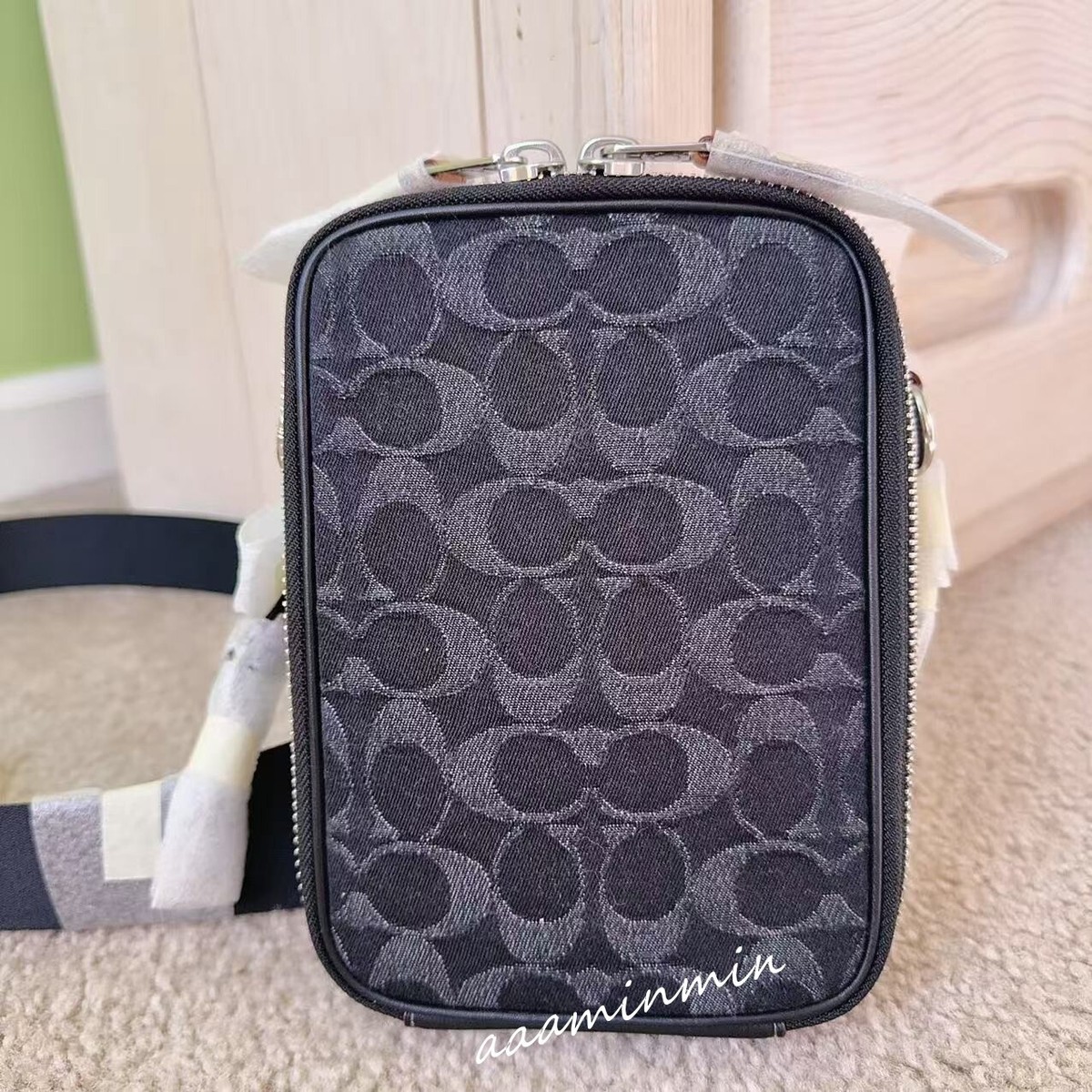 NWT Coach Stanton Crossbody In Signature Denim CO946 | eBay