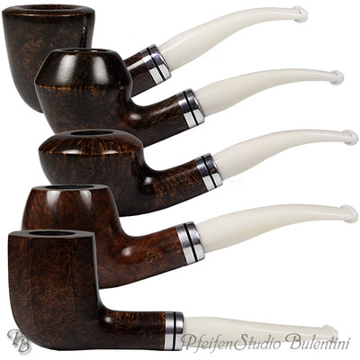 Pfeife Bruyere PASSATORE - AMALFI 9mm Filter 6 Modelle zur Auswahl, Briar Pipe 
