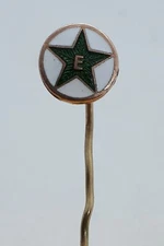 ESPERANTO - vintage pin, badge, lapel, KASUN 1960s, very rarre pin !