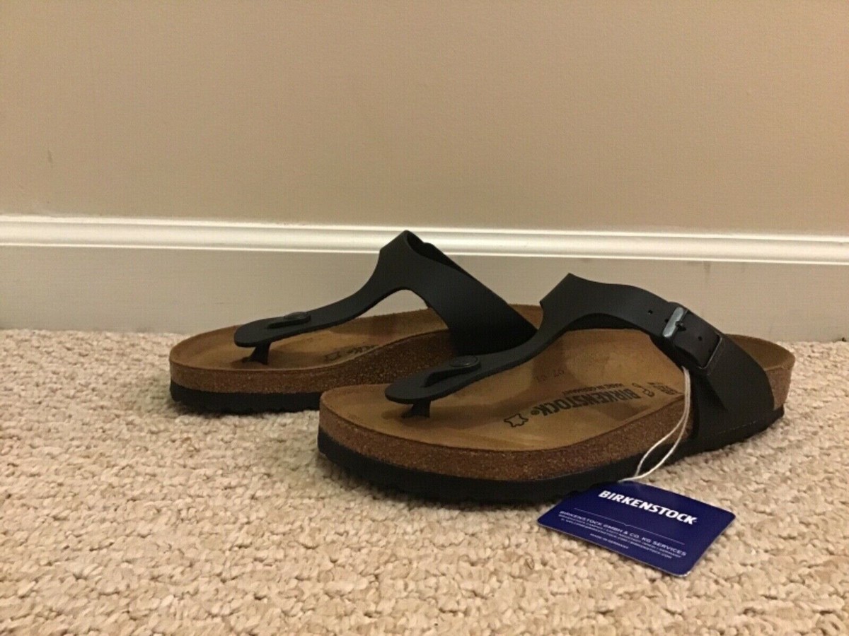 Birkenstock Black and Tan Sandals Arizona | Oiled Leather | Habana Brown – Birkenstock Midtown main image 3