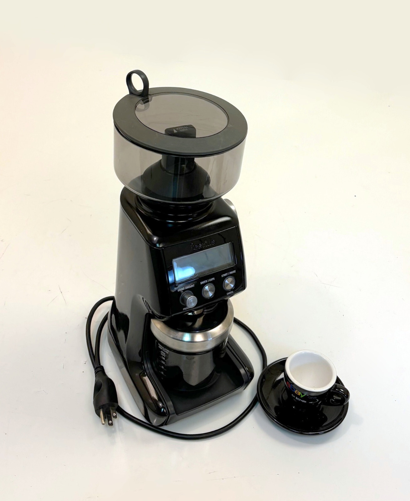 Breville® BCG820BKSXL The Smart Conical Burr Black / Stainless Grinder Pro™ GR8 eBay