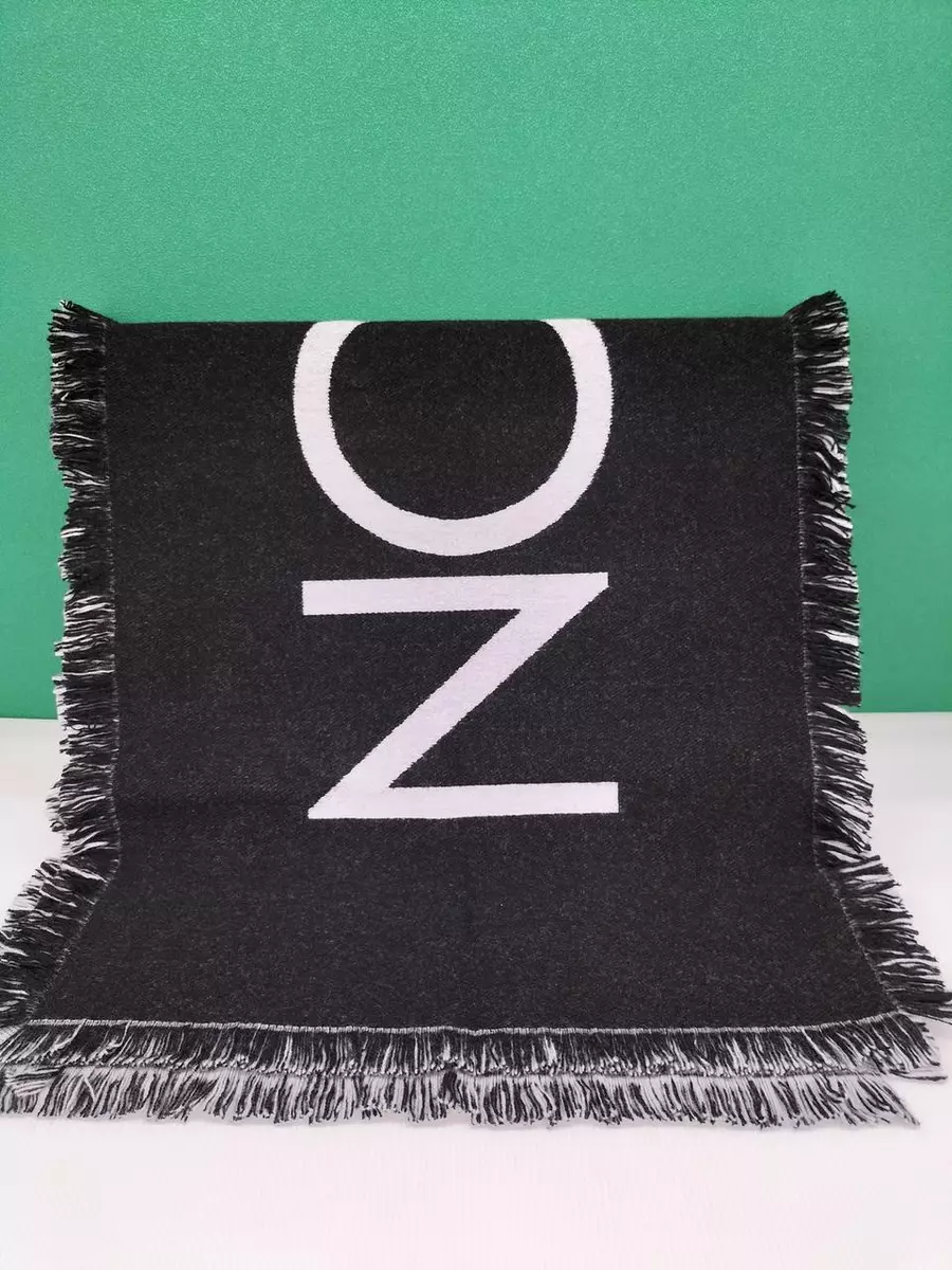 LOUIS VUITTON M71580 Echarpe Team Black Scarf Cashmere Ex++ | eBay