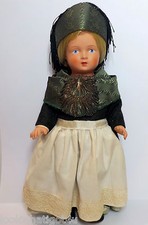 Vintage Schildkrot Celluloid doll 9 1/2" w/ Turtle Mark  Tag