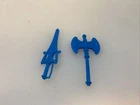 Vintage 1981 He-Man MOTU Blue Sword and Battle Ax