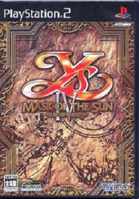 Ys 4 IV Mask of the Sun a new theory PS2 Import Japan