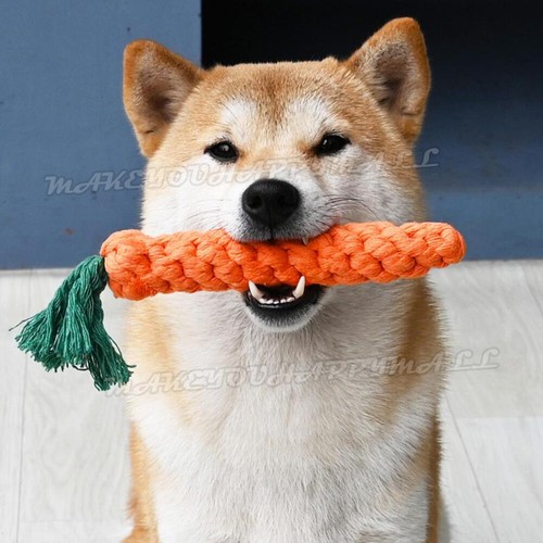 10x Dog Braided Rope Toys Pet Puppy Chew Bite Toy Gift Tough Cotton Clean Teeth - Picture 9 of 9