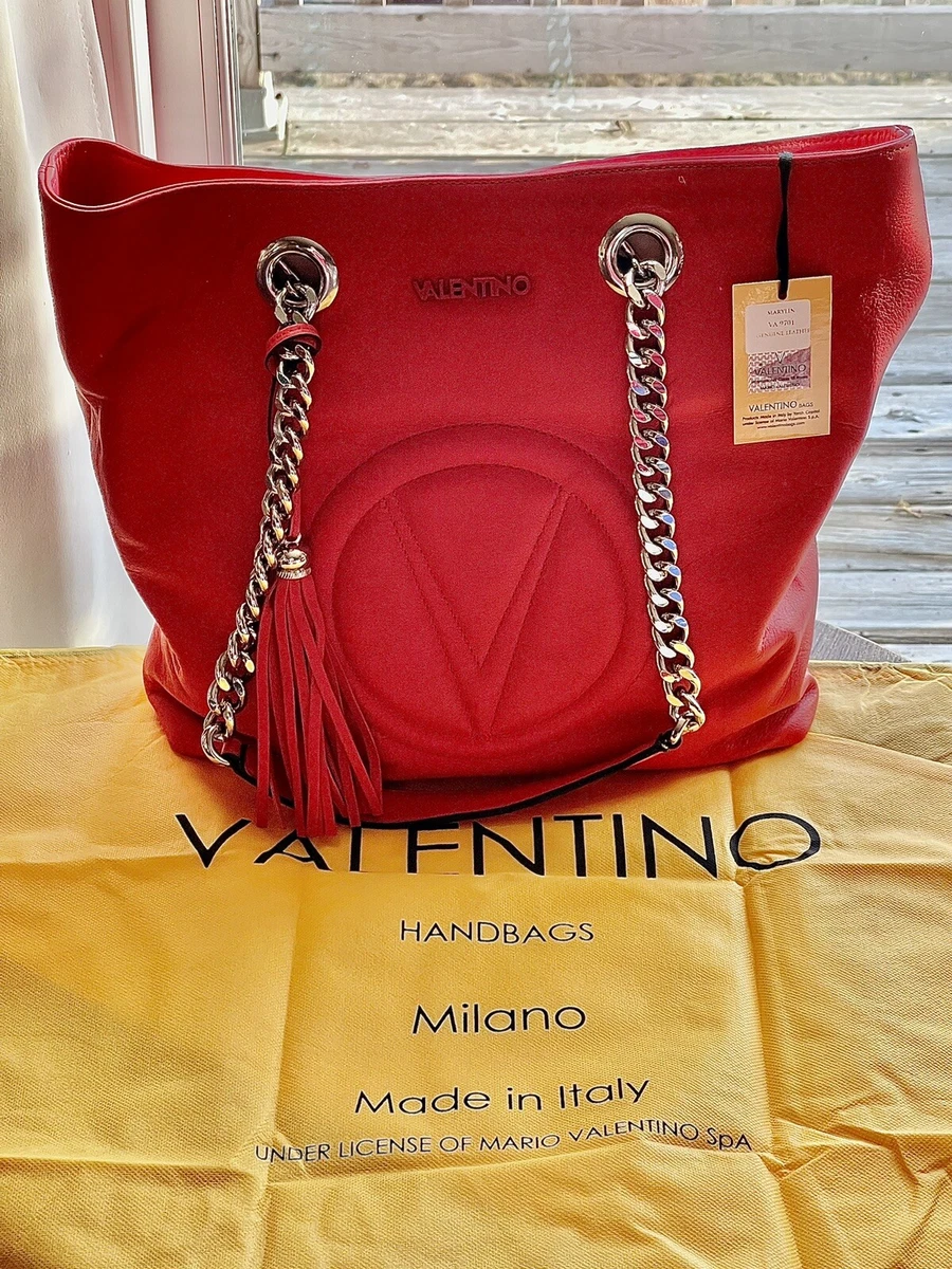 Valentino by Mario Valentino S.p.A Pebbled Tassel Detail Bag