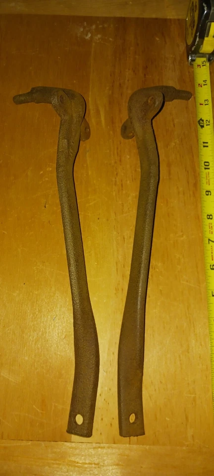 Pair 1915-1922 Model T Ford Touring Body to Top Bow Pivot Brackets - Image 2 of 4