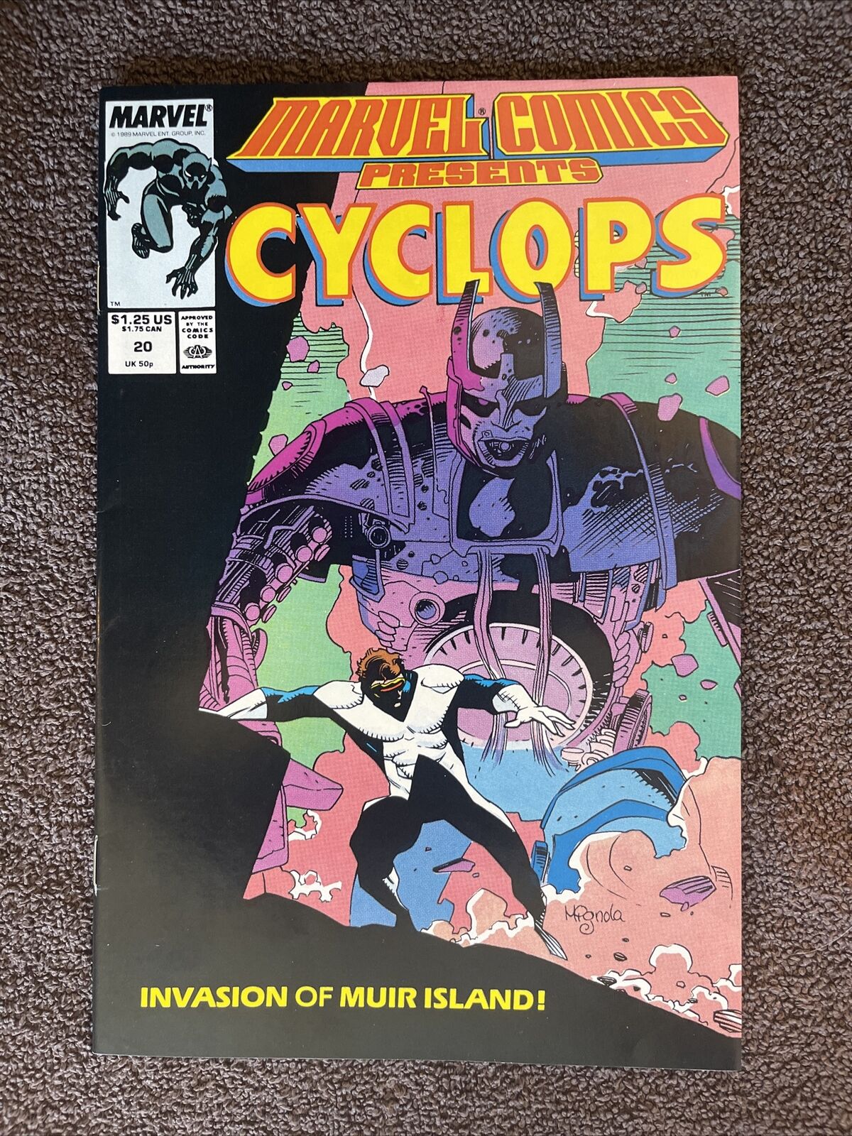 MARVEL COMICS PRESENTS #20 (Marvel, 1989) Mike Mignola Cover
