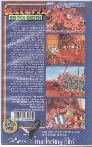 Asterix bei den Briten VHS Videokassette Gebraucht Gut Gallier Cäsar - Bild 2 von 2