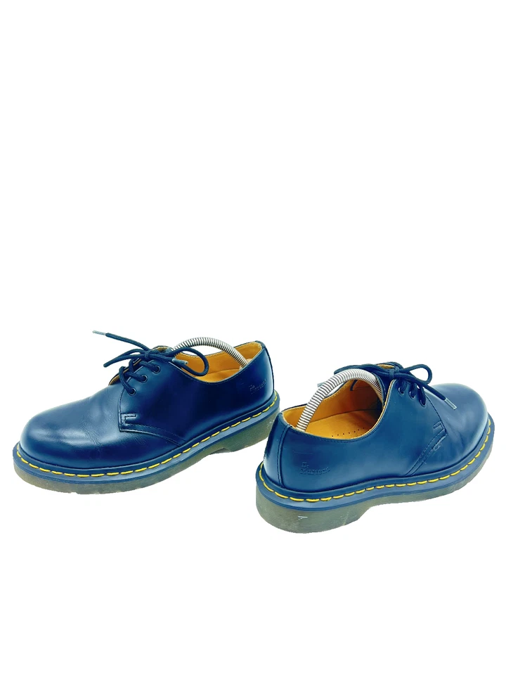 Dr.Martens 1461 Zapatos De Cuero Liso Negro Para Mujeres T.37 US.6 UK.4 - Imagen 4 de 4