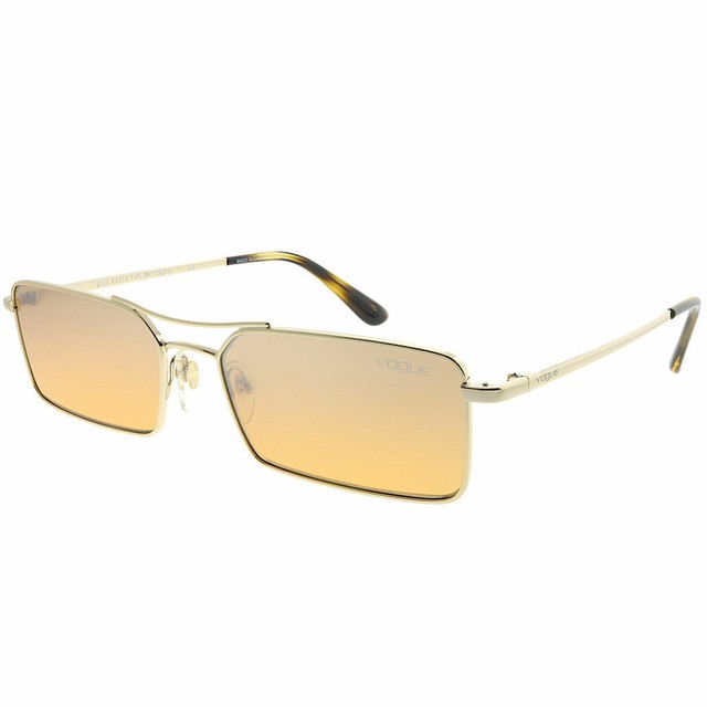 Sunglasses Vogue Vo4106s 8487h 55 Pale Gold Orange Mirror