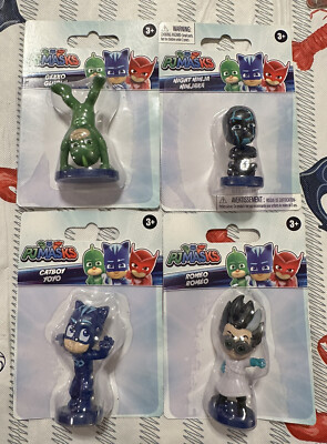 PJ Masks Night Ninja Ninjaka (2022) Just Play Mini Figures Lot of 4 NEW SEALED!