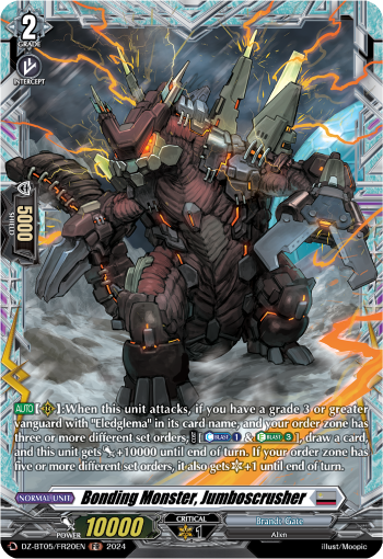 Bushiroad Cardfight Vanguard Bonding Monster, Jumboscrusher DZ