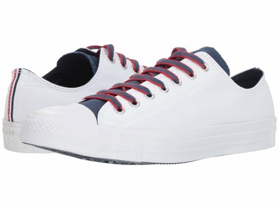 Converse Chuck Taylor All Star Ox Sneakers White Navy New