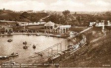SCARBOROUGH Pleasure Park, Miniature Railway, Boating Pool & Water Chute ref B95