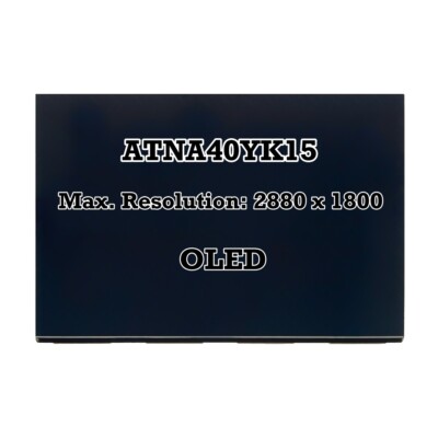 14'' OLED IPS Display Panel LCD Screen ATNA40YK15 2880x1800 90Hz 40Pins Non-Touch