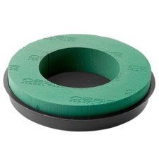 Oasis Round Fresh Flower Foam Design Ring With Base Floral Arrangements