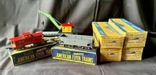 LOT/7 Gilbert American Flyer Trains Tracks 700 702 630 632 635 in Orig Boxes