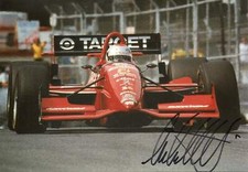Michael Andretti autograph Formula One driver, signed photo