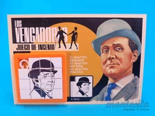 THE AVENGERS * BRITAIN CULT TV SERIES * JOHN STEED (Patrick Macnee) SLIDE PUZZLE