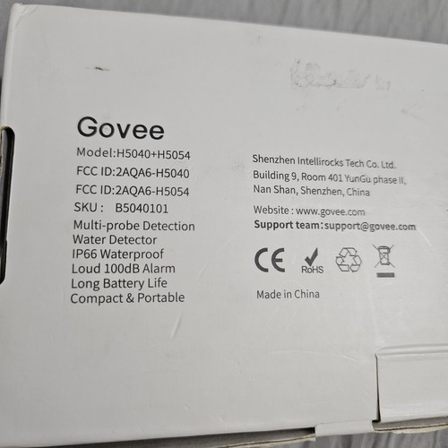 Govee Water Detector 3 Pack with RF Wi-Fi Gateway B5040101 / H5054 + H5040 - Picture 3 of 3