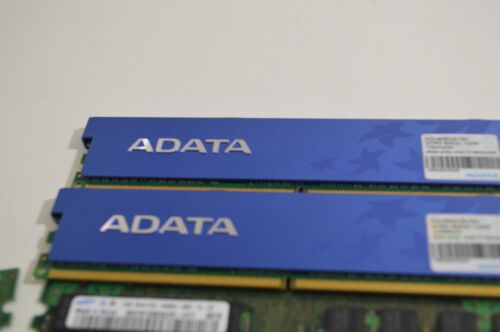 6GB DDR2 DIMM Memory Lot – SAMSUNG, ADATA, PC2-6400U RAM - Picture 2 of 8
