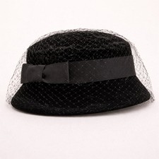 Black Net 1950s Vintage Hats for Women for sale | eBay display picture 1