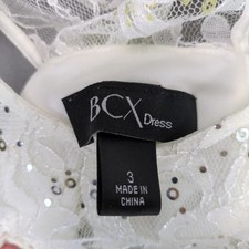 Robe BCX Sans Bretelles En Sequins Noir/gris - Taille M - Occasion Très Bon état - Style A-Line
