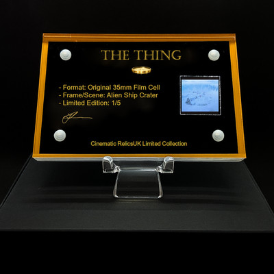RARE- The Thing - 35mm Film Cell Encased in stylish display