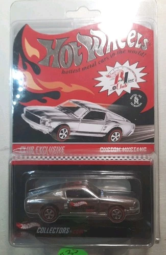 Hot Wheels HWC 2003 Redline Club Exclusive Custom Mustang Blue Stripe #3483/6000
