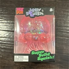 Nee Doh Jelly Squish Super Solid Squish Toy Pink 25060NAB Ages 3+ 3-4 4-7 8-11