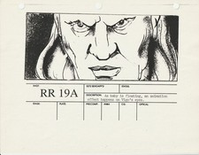 1989 GHOSTBUSTERS ll Storyboard "VIGO'S Eyes floating baby" RR 19 A 8.5" x 11"