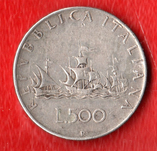ITALY 500 LIRE 1959 SILVER