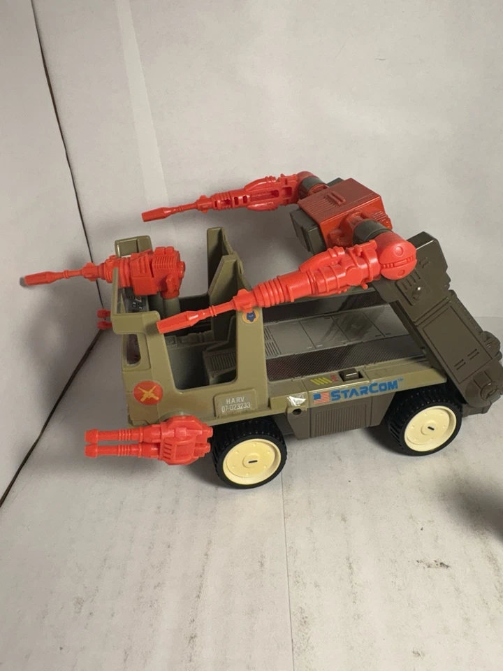 H.A.R.V. 7 Starcom 100% Completo 1986 Coleco Vintage Figura de Acción Vehículo Foto 2 de 4