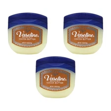 3 Pack Vaseline Cocoa Butter Petroleum Jelly 7.5 Ounce Each