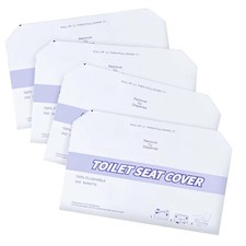 4 Pack 1000 Pieces Disposable Toilet Seat Covers Flushable Paper Toilet Seat