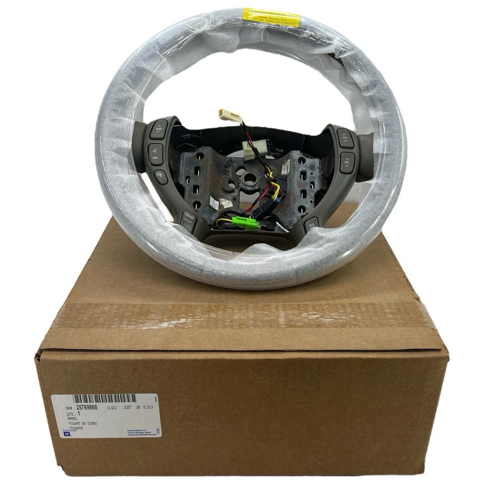 Volante Cadillac GENUÍNO 25769868 GM CADILLAC DEVILLE 2004-2005 NOVO NA CAIXA - Imagem 2 de 4