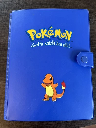 Pokemon Gotta Catch ‘Em All Blue Charmander Card Binder Vintage 1999