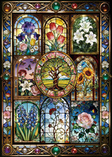 Stained Glass Puzzles for Adults 1000 Pieces