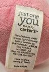 Just One You Carters Musical WindUp 8” Owl Music Pink Baby Child Toy Plush WORKS — photo 3